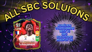 AURELIEN TCHOUAMENI 97 RATED ALL 15 MADFUT SOLUTIONS  MADFUT BEST X1 SBC SOLUTION  MADFUT 24 [upl. by Clippard]