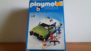 Playmobil vintage set 3215 Police car 1980 [upl. by Anatnas]