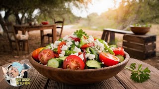 Shopska Salata Das Originalrezept für bulgarischen Schopska Salat [upl. by Esojnauj981]