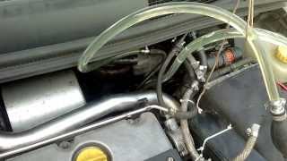 Diesel System Purge Opel Zafira 2L [upl. by Alaham235]