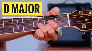 D major chord  Beginner Guitar Lesson [upl. by Kirenoj]