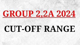 TNPSC GROUP 22A 2024 CUTOFF RANGE [upl. by Etnwahs]