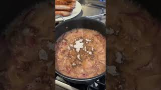 Sausage and mash potatoes a classic home cooked meat Easy and nostalgic food homecooking food [upl. by Anaoj]