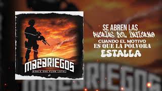 MAZARIEGOS 🪖VIDEO LYRIC  Doble ONE [upl. by Anaicilef]