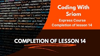 Codeorg Lesson 14  Express course completion series  Coding With Sriom [upl. by Alfred289]