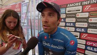 Thibaut Pinot  Interview à larrivée  Etape 18  Giro dItalia 2023 [upl. by Tnattirb]