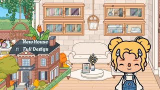 New House Full Aesthetic Design Episode 1 Toca Boca World [upl. by Nosaes337]