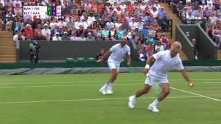 Mansour Bahrami being Mansour Bahrami at Wimbledon 2018 [upl. by Nimajeb208]