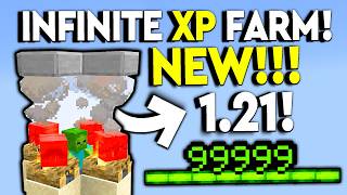 BEST 121 XP FARM Minecraft Tutorial  90 Levels In 30 Seconds [upl. by Mignon736]