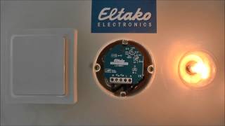 Eltako Academy Tutorial EnOcean FUD61NPN 230V 2014 SE [upl. by Gittle]