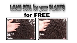 Where to find Loam Soil for free  How to make Loam Soil for Plants Planting S1 [upl. by Agnot738]