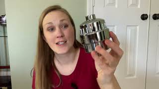 Review of the WEAQUA Heavy Duty NO BS Shower Filter – 99 REMOVAL Shower Head Filter [upl. by Oilalue]