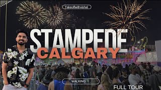 Calgary Stampede 2024 Hype Fireworks Nightlife travel tour [upl. by Nnahsal]