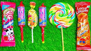 Satisfying video Asmr lollipops candy and chocolate gummy candy unboxing video Asmr [upl. by Hestia]