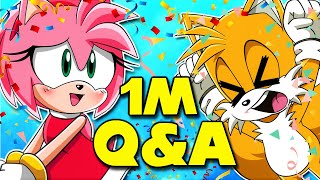 Tails amp Sonic Pals QNA  1 Million Subscribers Special with Tails amp Amy [upl. by Hwu]