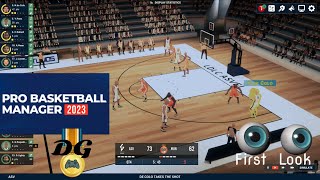 Pro Basketball Manager 23  First Look [upl. by Sapowith]