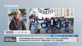 Discriminación salarial y descuentos cuentas pendientes entre el gobierno y CEDEMS [upl. by Suiravat]