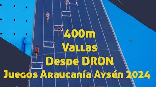 Atletismo 400m vallas femenino  Juegos Binacionales Araucanía Aysén 2024  Coyhaique [upl. by Ainirtak612]