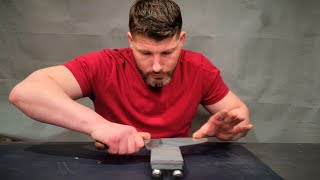 LEARN HOW TO PROPERLY SHARPEN KNIVES IN ABOUT 5 MINUTES [upl. by Elon]