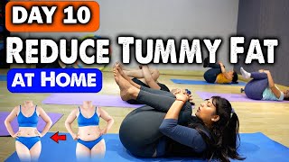 Day 10 Reduce Tummy Fat Class Workout  Lose 10kg at home  25 Days Weight Loss challenge [upl. by Crooks3]