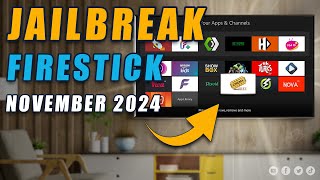 Jailbreak Firestick November 2024  1 Free Jailbreak Firestick 300 Free Apps Updated [upl. by Ule325]