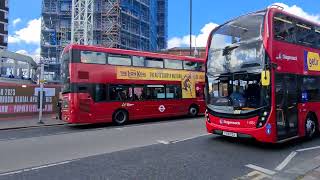 London Buses at Plaistow Station 2022 [upl. by Boyd]