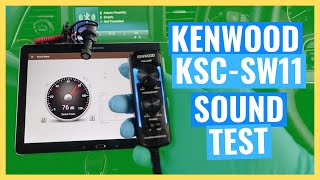 KENWOOD KSCSW11 SOUND TEST Underseat Compact Subwoofer 33 Install Series [upl. by Chin]