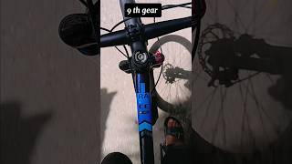 2nd Gear vs 9th Gear21 shorts cycle cycler video [upl. by Aicnom]