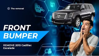 DIY 2015 Cadillac Escalade how to take the front bumper and headlight off [upl. by Carlie]