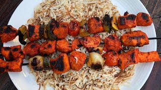 How to make Chicken Shish Kebab  طريقة عمل السيخ كباب بالدجاج [upl. by Lerad]