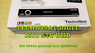 Technisat Digit Isio STC UHD 4k Test 2023 [upl. by Lucias]