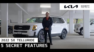 2022 Telluride SX Prestige l 5 SECRET Features [upl. by Tjon]