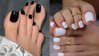 Ultimately gorgeous and pretty toe nails art design ideas💡Latest pedicure nail colors for women [upl. by Alister]