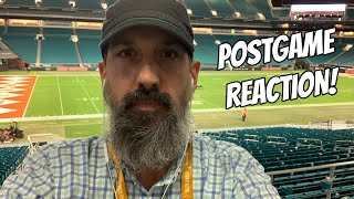 INSTANT REACTION to Miamis Loss to Virginia on a Missed FG  Hurricanes Drop to 23 [upl. by Becht185]