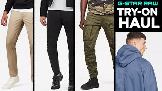 GSTAR DENIM TRYON HAUL  Men’s Fashion 2019  Outfit Inspiration  Jeans [upl. by Trebuh]