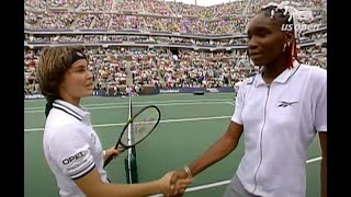 Martina Hingis vs Venus Williams 1997 US Open Final Highlights [upl. by Neeham]