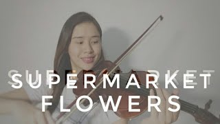 Supermarket Flowers  Ed Sheeran  Violin Cover  Justerini [upl. by Emirak]