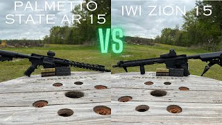 Palmetto State Armory AR15 Vs IWI Zion 15 [upl. by Kane920]