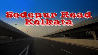 BT Road to Madhyamgram Station by Sodepur Road  2024 [upl. by Tade]