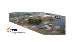 Timelapse suivi de chantier d’une centrale photovoltaïque [upl. by Eggett]