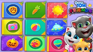 💜Stickers Book📚Complete My Talking Tom Friends Gameplay Walkthrough game 🎯 [upl. by Algy]