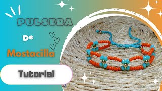 Como Hacer Una Pulsera De Mostacilla Facil Y Rapida Paso a Paso Tutorial [upl. by Adnoved18]