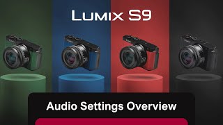 Audio Settings Overview on LUMIX S9 [upl. by Fern]