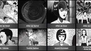 TOP MOST SCARIEST AND CRAZY TRANFORMATION IN UZUMAKI SPIRAL INTO HORROR [upl. by Etteraj]