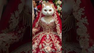 Beautiful bridal cat  beautiful cutecat cute [upl. by Enilrae]