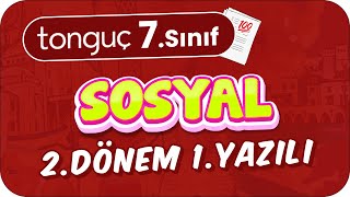 7Sınıf Sosyal 2Dönem 1Yazılıya Hazırlık 📑 2024 [upl. by Selbbep]