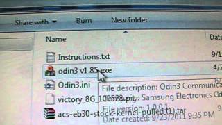 How to unroot your Samsung Epic Touch 4G with Odin [upl. by Tsyhtema]