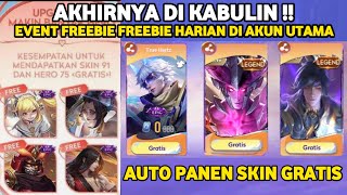 AKHIRNYA DIKABULIN  EVENT FREEBIE FRENZY HARIAN VERSI TERBARU DI AKUN UTAMA SEASON 7 HOK ID [upl. by Krantz]