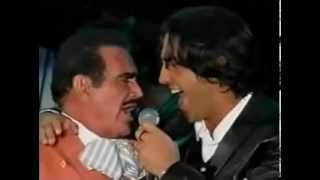 Alejandro y Vicente fernandez VOLVER VOLVER Y PERDON [upl. by Pelagi]