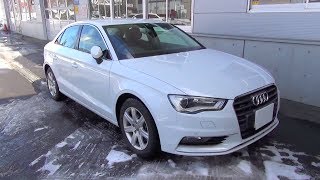 2014 新型 アウディ A3 Sedan 18TFSI quattro 内外装 [upl. by Flanders]